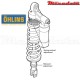 Amortisseur Ohlins ~ KTM SX 520 (2001-2002) ~ KT 295 PFP (S46PR1C2Q1)