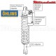 Amortisseur Ohlins ~ KTM EXCF 450 (2009-2011) ~ KT 1184 PFP (T44PR1C1Q1)
