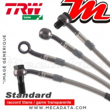 Durite de frein ~ Kawasaki ZX-10R 1000 Ninja (ZXT00C) 2004-2005 ~ TRW-Lucas MCH 185 H1 - Arrière