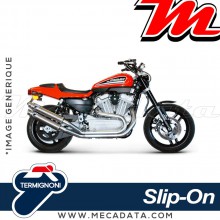 Silencieux Termignoni ~ HARLEY-DAVIDSON XR 1200 R 2008-2011 ~ (HD03080CR)