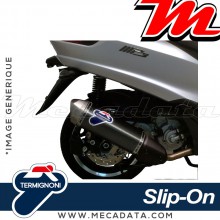 Silencieux Termignoni ~ DERBI Rambla 300i 2010-2014 ~ (PI0109INV/K)