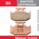 Plaquettes de frein Arrière ~ Yamaha YFM 450 Grizzly AJ14/16/18 2007+ ~ TRW Lucas MCB 724 SI