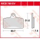 Plaquettes de frein Avant ~ Aprilia RS-4 125 TW 2011+ (VA AJP) ~ TRW Lucas MCB 780