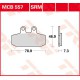 Plaquettes de frein Avant ~ Aprilia 500 Scarabeo ABS VR 2003-2006 ~ TRW Lucas MCB 557 SRM