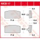 Plaquettes de frein Avant ~ BMW R100 1000 1976-1977 ~ TRW Lucas MCB 17