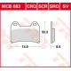 Plaquettes de frein Avant ~ Ducati S2R 1000 Monster M4 2006-2007 ~ TRW Lucas MCB 683 SV
