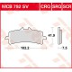 Plaquettes de frein Avant ~ Ducati 1100 Hypermotard S/SP B1 2007-2012 ~ TRW Lucas MCB 792 CRQ