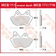 Plaquettes de frein Arrière ~ Harley-Davidson VRSCB 1130 V-Rod VR1 2004-2005 ~ TRW Lucas MCB 778 SH