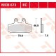 Plaquettes de frein Avant ~ Honda SJ 50 Bali AF32 1993-1999 ~ TRW Lucas MCB 673 EC