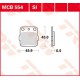 Plaquettes de frein Avant ~ Honda CR 80 R 1986-1991 ~ TRW Lucas MCB 554 SI