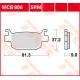 Plaquettes de frein Arrière ~ Honda FES 125 S-Wing ABS JF12 2007+ ~ TRW Lucas MCB 806 SRM