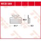 Plaquettes de frein Arrière ~ Honda RS 125 R 1990 ~ TRW Lucas MCB 589