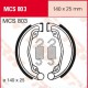 Mâchoires de frein Avant ~ Honda CL 250 S MD04 1982+ ~ TRW Lucas MCS 803