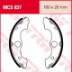 Mâchoires de frein Avant ~ Honda TRX 400 FGA, Fourtrax Rancher 2004-2007 ~ TRW Lucas MCS 837