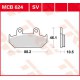 Plaquettes de frein Avant ~ Honda NX 500 Dominator 1988-1989 ~ TRW Lucas MCB 624