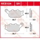 Plaquettes de frein Arrière ~ Honda CBR 600 RR PC37 2003-2004 ~ TRW Lucas MCB 634