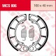 Mâchoires de frein Arrière ~ Honda VT 600 C PC21 1994-2001 ~ TRW Lucas MCS 806