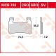 Plaquettes de frein Avant ~ Honda CBR 954 RR Fireblade SC50 2002-2003 ~ TRW Lucas MCB 703 SV
