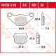 Plaquettes de frein Avant ~ Hyosung FX 110 FX110M 2002+ ~ TRW Lucas MCB 519