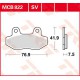 Plaquettes de frein Avant ~ Hyosung GV 650 Aquila i 2006-2010 ~ TRW Lucas MCB 822 SV