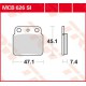 Plaquettes de frein Arrière ~ Kawasaki KFX 400 AK47B 2005+ ~ TRW Lucas MCB 626 SI