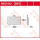 Plaquettes de frein Avant ~ Kawasaki ZXR 400 ZX400L 1991-2003 ~ TRW Lucas MCB 643 SRQ