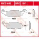 Plaquettes de frein Avant Gauche ~ Kawasaki ER-6 650 F EX650A 2006-2008 ~ TRW Lucas MCB 682