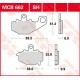 Plaquettes de frein Arrière ~ Kawasaki ER-6 650 F EX650A 2006-2008 ~ TRW Lucas MCB 662