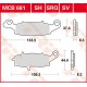 Plaquettes de frein Avant Droite ~ Kawasaki ER-6 650 N ER650A 2006-2008 ~ TRW Lucas MCB 681