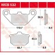 Plaquettes de frein Avant ~ Kawasaki GPZ 1000 RX ZXT00A 1986-1987 ~ TRW Lucas MCB 532