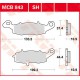 Plaquettes de frein Arrière ~ Kawasaki VN 1600 Classic VNT60A 2003-2008 ~ TRW Lucas MCB 843 SH