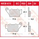Plaquettes de frein Arrière ~ KTM EXC 380 Enduro 1998-2003 ~ TRW Lucas MCB 672 SI