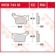 Plaquettes de frein Arrière ~ KTM EXC 530 2008-2011 ~ TRW Lucas MCB 743 RSI