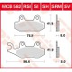 Plaquettes de frein Arrière ~ Peugeot 125 Satelis Sport GT J2A 2011+ ~ TRW Lucas MCB 582