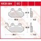 Plaquettes de frein Avant ~ Peugeot 125 Tweet RS LW2 2010-2013 ~ TRW Lucas MCB 684