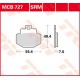 Plaquettes de frein Arrière ~ Piaggio GTX 125 Super Hexagon M20 2000-2003 ~ TRW Lucas MCB 727 SRM