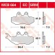 Plaquettes de frein Arrière ~ Piaggio 150 Beverly 2004-2006 ~ TRW Lucas MCB 664 SRM