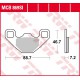 Plaquettes de frein Arrière ~ Polaris 170 Ranger RZR 2009+ ~ TRW Lucas MCB 869 SI