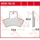 Plaquettes de frein Arrière ~ Polaris 325 Trail Boss 2000+ ~ TRW Lucas MCB 762 SI