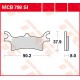 Plaquettes de frein Arrière ~ Polaris 700 Sportsman EFI, MV 2005-2007 ~ TRW Lucas MCB 798 SI
