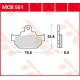 Plaquettes de frein Avant ~ Suzuki RM 250 RJ14A 1986+ ~ TRW Lucas MCB 551