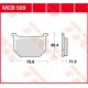 Plaquettes de frein Avant ~ Suzuki TS 250 TS 250 1971-1976 ~ TRW Lucas MCB 509