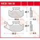 Plaquettes de frein Avant Gauche ~ Suzuki LT-A 400 King Quad 2008-2012 ~ TRW Lucas MCB 788 SI