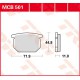 Plaquettes de frein Avant ~ Suzuki GS 550 L GS550E 1980+ ~ TRW Lucas MCB 501