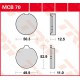 Plaquettes de frein Avant ~ Suzuki GS 850 G GS 850 1979 ~ TRW Lucas MCB 70