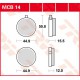 Plaquettes de frein Avant ~ Yamaha FS1 50 DX 468 1977-1978 ~ TRW Lucas MCB 14