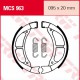 Mâchoires de frein Avant ~ Yamaha PW 80 4BC 1992+ ~ TRW Lucas MCS 963