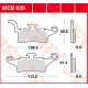 Plaquettes de frein Avant ~ Yamaha HW 125 Xenter SE59 2012+ ~ TRW Lucas MCB 835