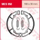 Mâchoires de frein Arrière ~ Yamaha YFM 400 Big Bear 4SH 2003-2004 ~ TRW Lucas MCS 958