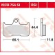 Plaquettes de frein Arrière ~ Yamaha YFM 660 FWA Grizzly 4x4 AM03 2002-2008 ~ TRW Lucas MCB 756 SI